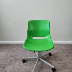 IKEA SNILLE - Swivel chair, green desk office chair

