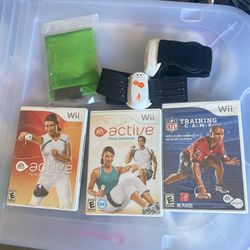Wii Games EA Active With Arm And Leg Band