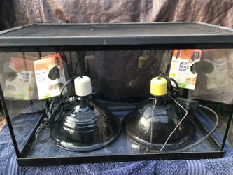 10 gallon reptile/ fish tank