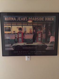 This beautiful print framed Humphrey Bogart And more