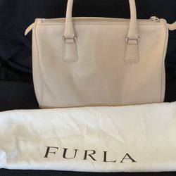 Furla Ivory Satchel Bag