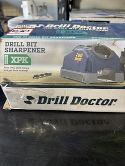 Drill Doctor Drill Bit Sharpener - Sharpens 3/32-in to 1/2-in Bits - High-Speed Steel, Masonry, Carbide - Plastic/Metal