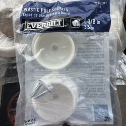 WOOD & PLASTIC POLE SOCKETS  $10 For All