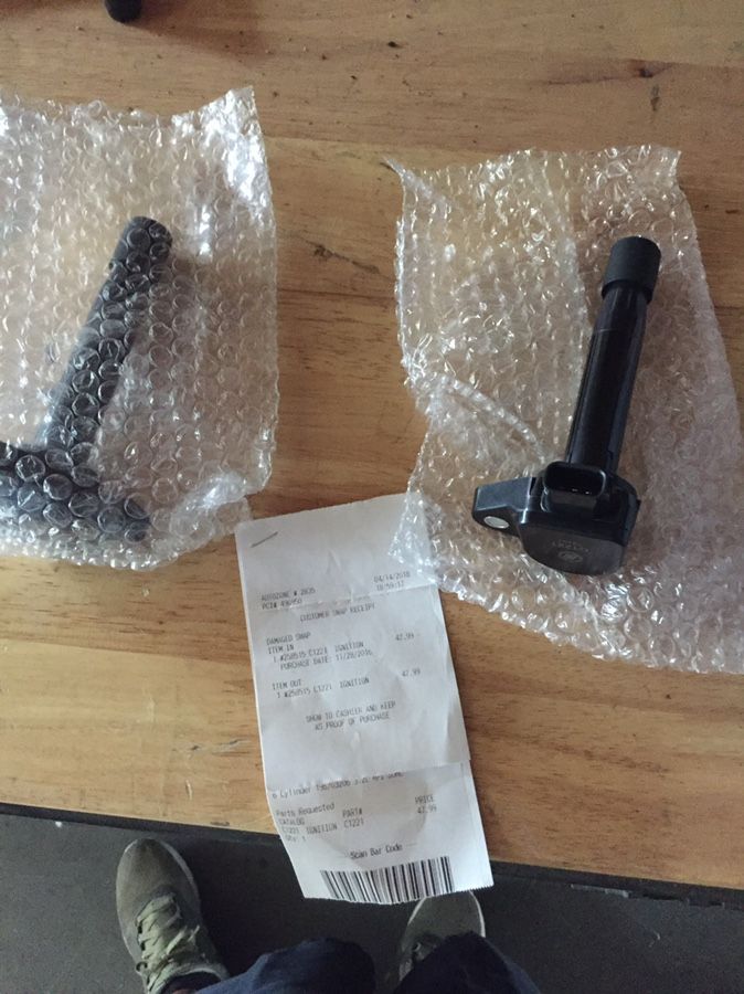 Honda/acura 6cyl ignition coil. New from AutoZone