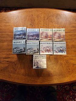 Currier & Ives Collection Chirstmas Oraments