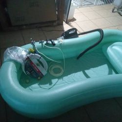 Ez Bathe Body Washing Basin Comes With Vaccume To Infate And The Hoses