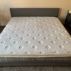 King Size Bed Frame and Mattress
