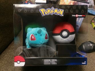 Pokemon Bulbasaur Plush with Pokeball