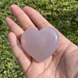 Agate Crystal Heart w/ druzy