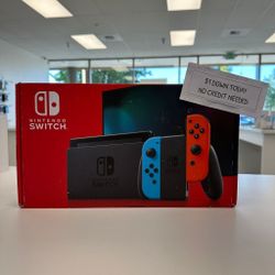 Nintendo Switch V2 Gaming Console NEW -90 Day Warranty-$1 DOWN AVAILABLE -NO Credit Needed