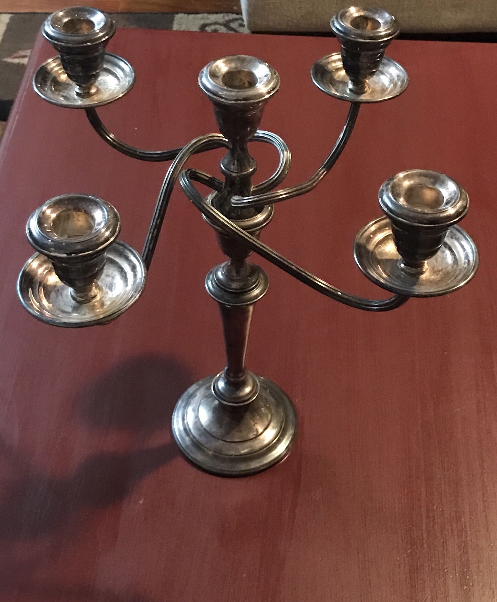 Groham silver candelabras