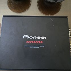 Pioneer GM-E360X4 4-Channel Car Audio Amplifier – 1000W Max, Like New
