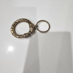 Gold Plate Leopard Key Holder 