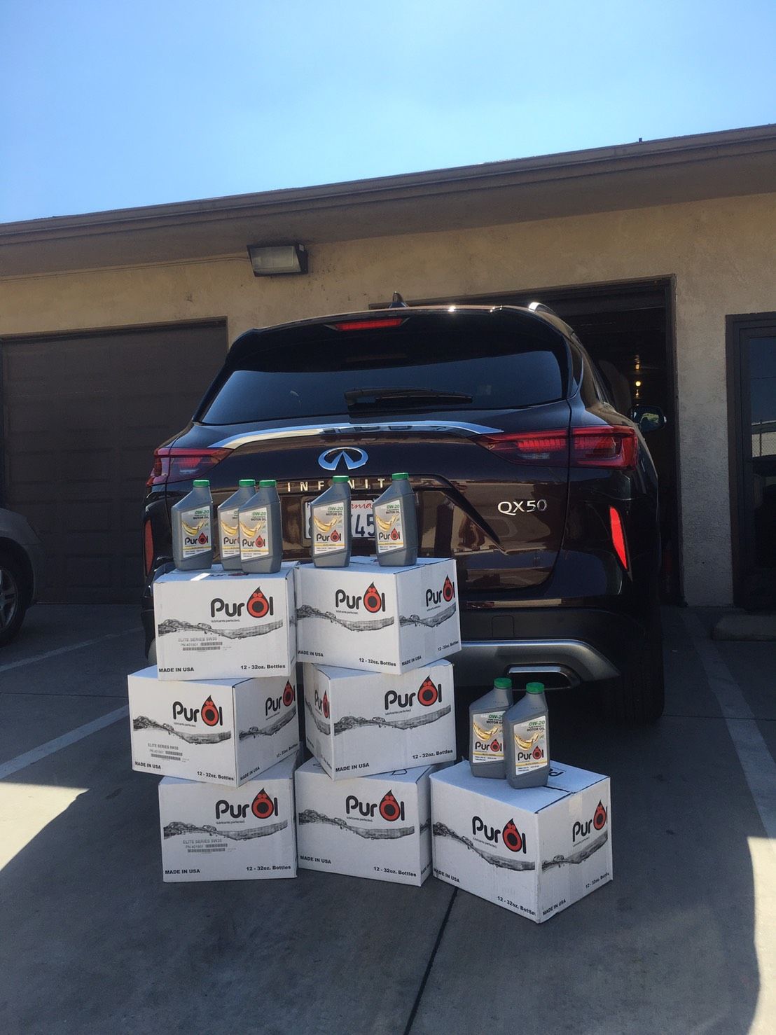 Purol Motor USA 0W20 Motor Oil Pure Full Synthetic 1 Case 12 Bottles Made In USA