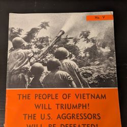 1967 Anti-US Vietnam Propaganda Photo Book, in English, Excellent Condition 