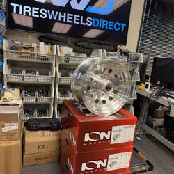 ION ALLOY 71 Rim 16X7 6X139.7 Offset -8 Machined (Quantity of 4)