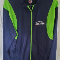 Mens Seattle Seahawks Football NFL Size Med Coat Like New 
