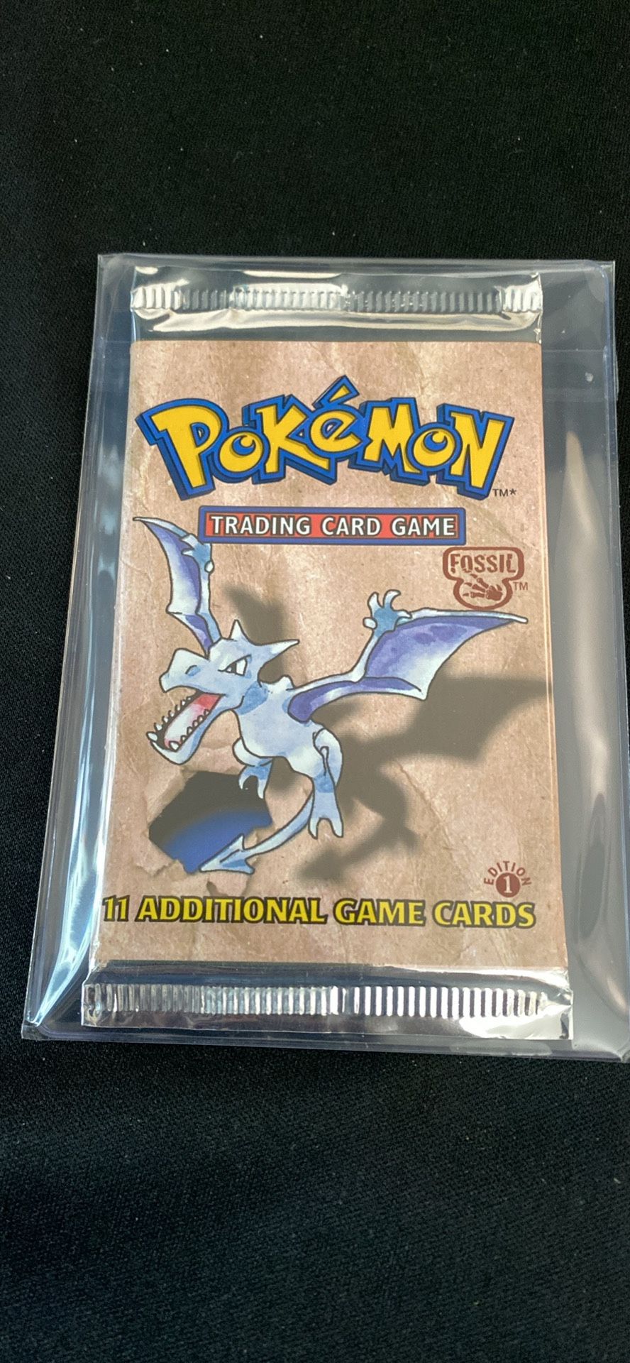 Pokémon fossil booster pack 1st edition sealed unweighed untampered wotc