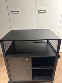 Nightstand with charging port