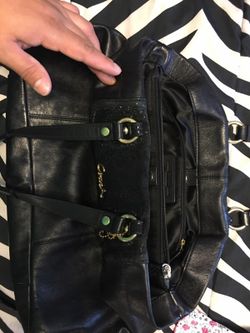Black coach bag