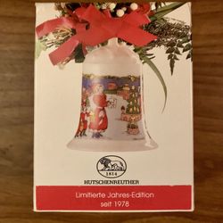 Hutschenreuther 1996 Christmas Bell 7 cm. Top Condition.