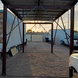 11x20 solar panel panels canopy sun shade carport  12/255w panels off grid