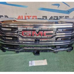 2022 - 2023 - 2024 GMC SIERRA 1500 FRONT BUMPER GRILLE OEM AY06638 w/camera