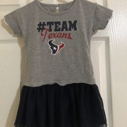 Texans NFL Brand Toddler Girl Size 4 T-Skirt