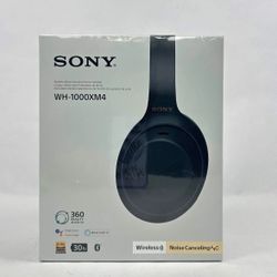 Sony WH-1000XM4 Black Wireless Noise Cancelling Headphones