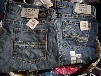 Jeans  ariat new original,  40/30 , $65 each no exemption,  no less, seagoville tx