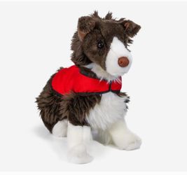 Border Collie Plush Stuffed Animal(Douglas)