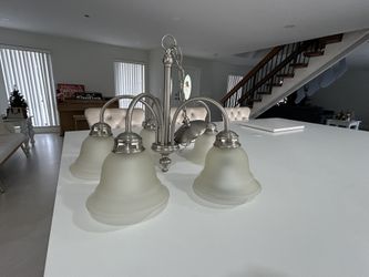 Silver Pendant Light Chandelier