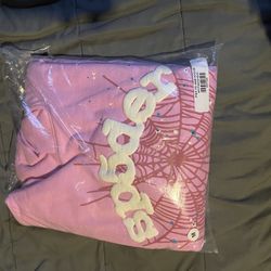 og pink sp5der hoodie