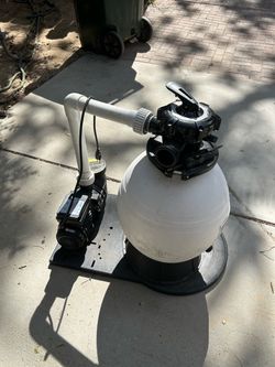 Water sand filter for pools
