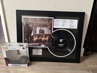 Notorious B.I.G. Life After Death Framed Vinyl Display
