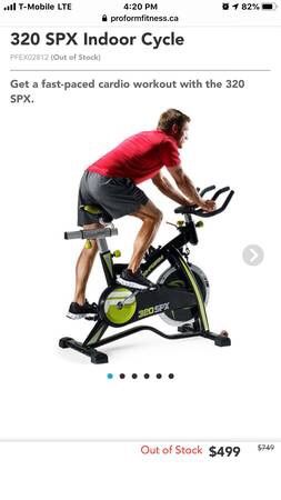 320 SPX indoor spinner cycle