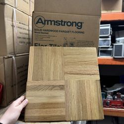 Armstrong Solid Hardwood Parquet Flooring Wood Backed