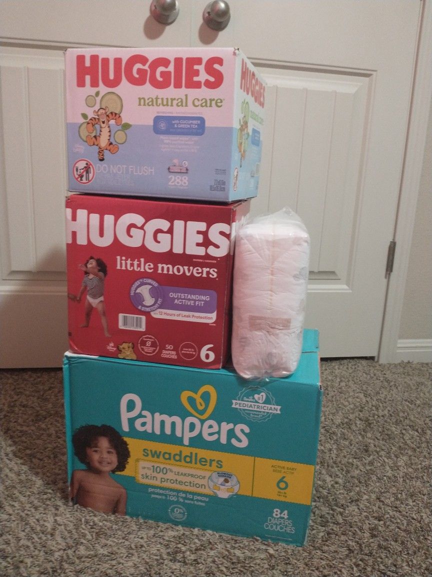 Pampers And Huggies Diapers