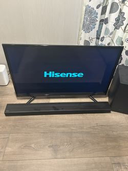 Hinsense Tv And Samsung Home Entertainment