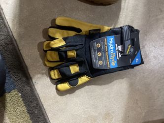Mans Leather Work Gloves