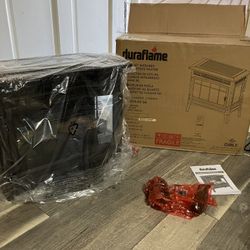 Duraflame 3D 24" W x 23.4" H x 12.9" D Infrared Electric Fireplace Stove - Bronze, DFI-5010-02