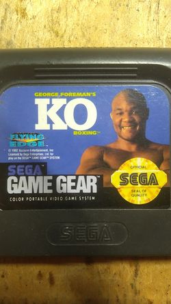 Foreman's KO Boxing for Game Gear