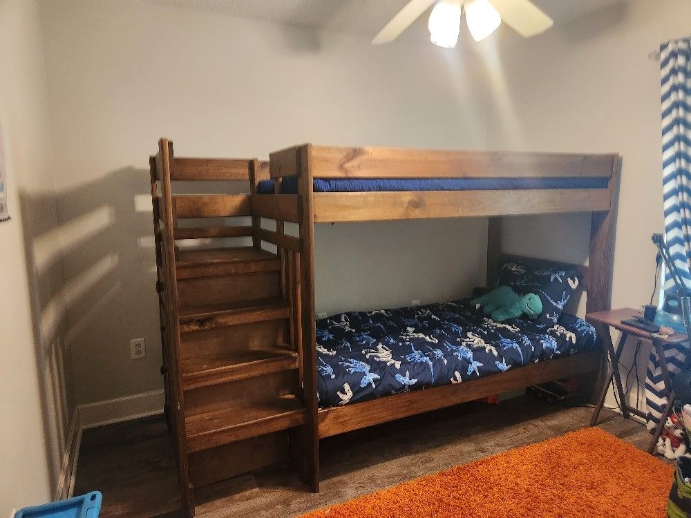Solid Wood Bunk Beds 