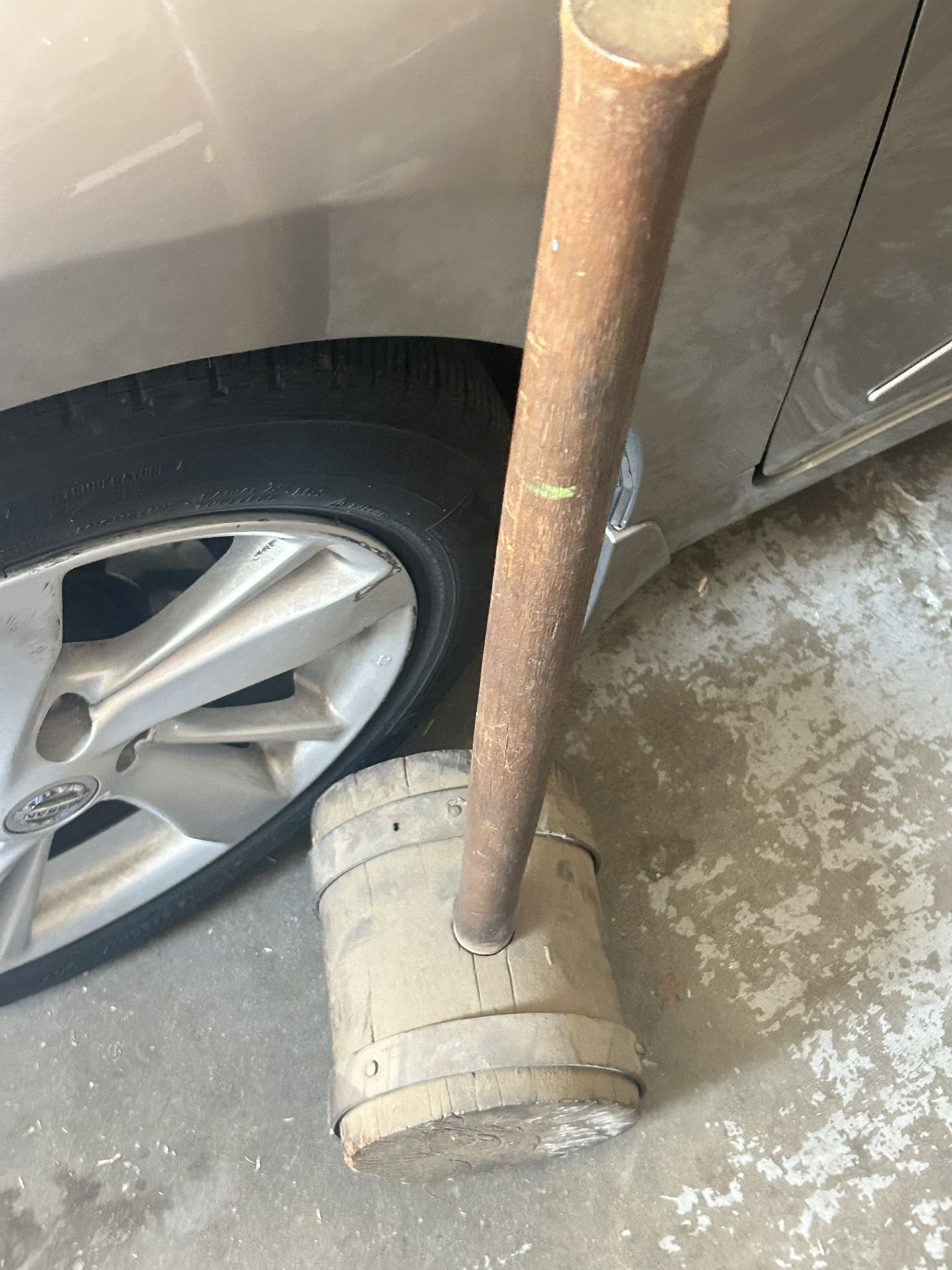 Strongman Wooden Mallet Circus Hammer Carnival Sledge Lg Heavy Oddities Monster