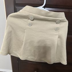Girls Uniform Skirt With Short Underneath