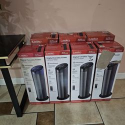 NEW EACH FOR SALE LASKO HEATERS FULL BIG ROOM NEW MODELS,ECO ELECTRIC SAVER,ROTATE,OSCILLATOR, DIGITAL INCLUDING REMOTE CONTROL FOR ANY QUESTION TEXT 