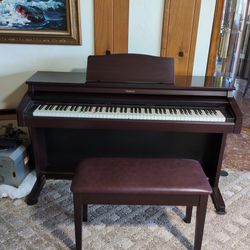 Roland kr 377 digital piano rosewood