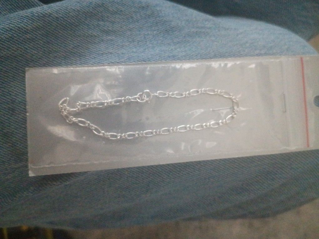 Sterling Silver Figaro Bracelet