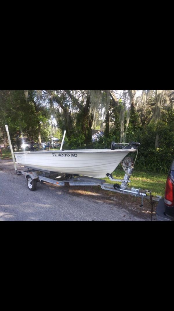 15 ft Vhaul boat and trailer for Sale in Brandon, FL OfferUp