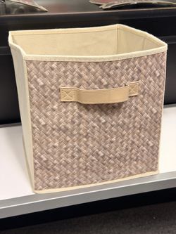 Fabric Storage Cube Bin with Handle